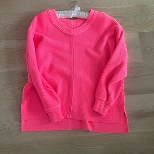 Aerie oversized thermal top